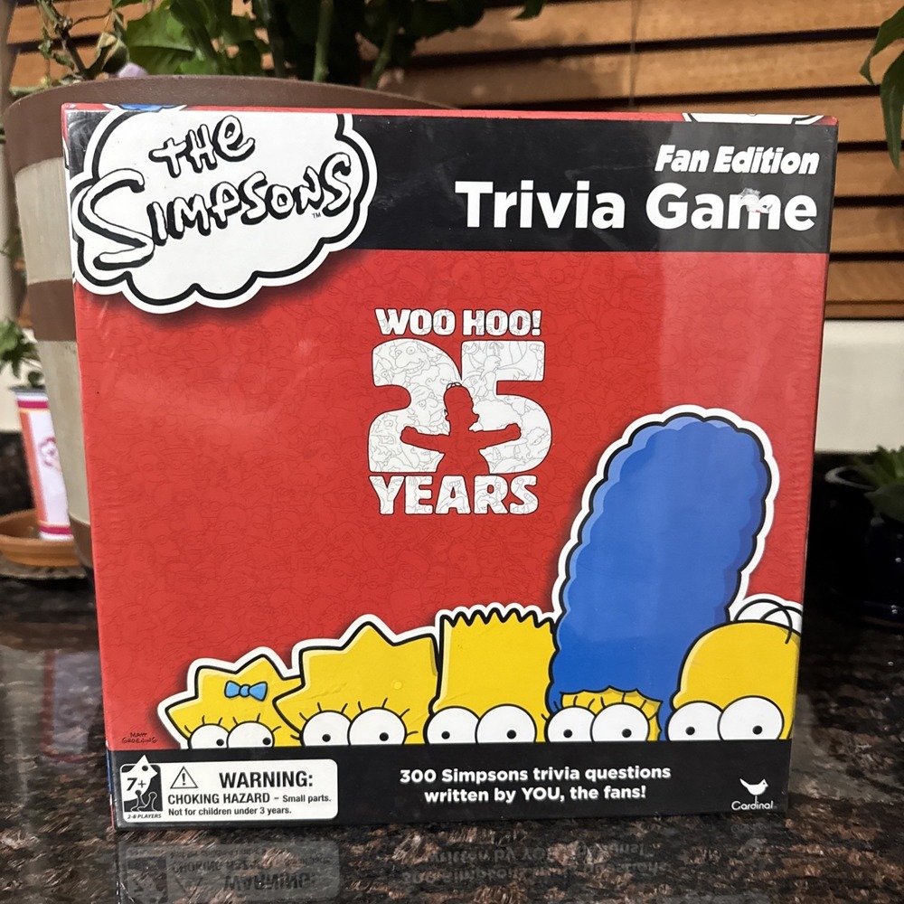 The Simpsons Fan Edition 25th Anniversary Trivia Board Game - NIB Sealed